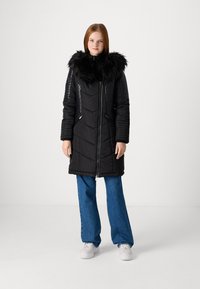 ONLY LINETTE HOOD COAT - Vinterfrakke - black
