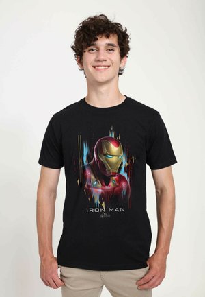 MARVEL AVENGERS: ENDGAME - IRONMAN PORTRAIT - T-shirt imprimé - black