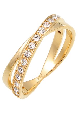 SPARKLING TWISTED - MIT KRISTALLEN VON SWAROVSKI® - Ring - gold-coloured