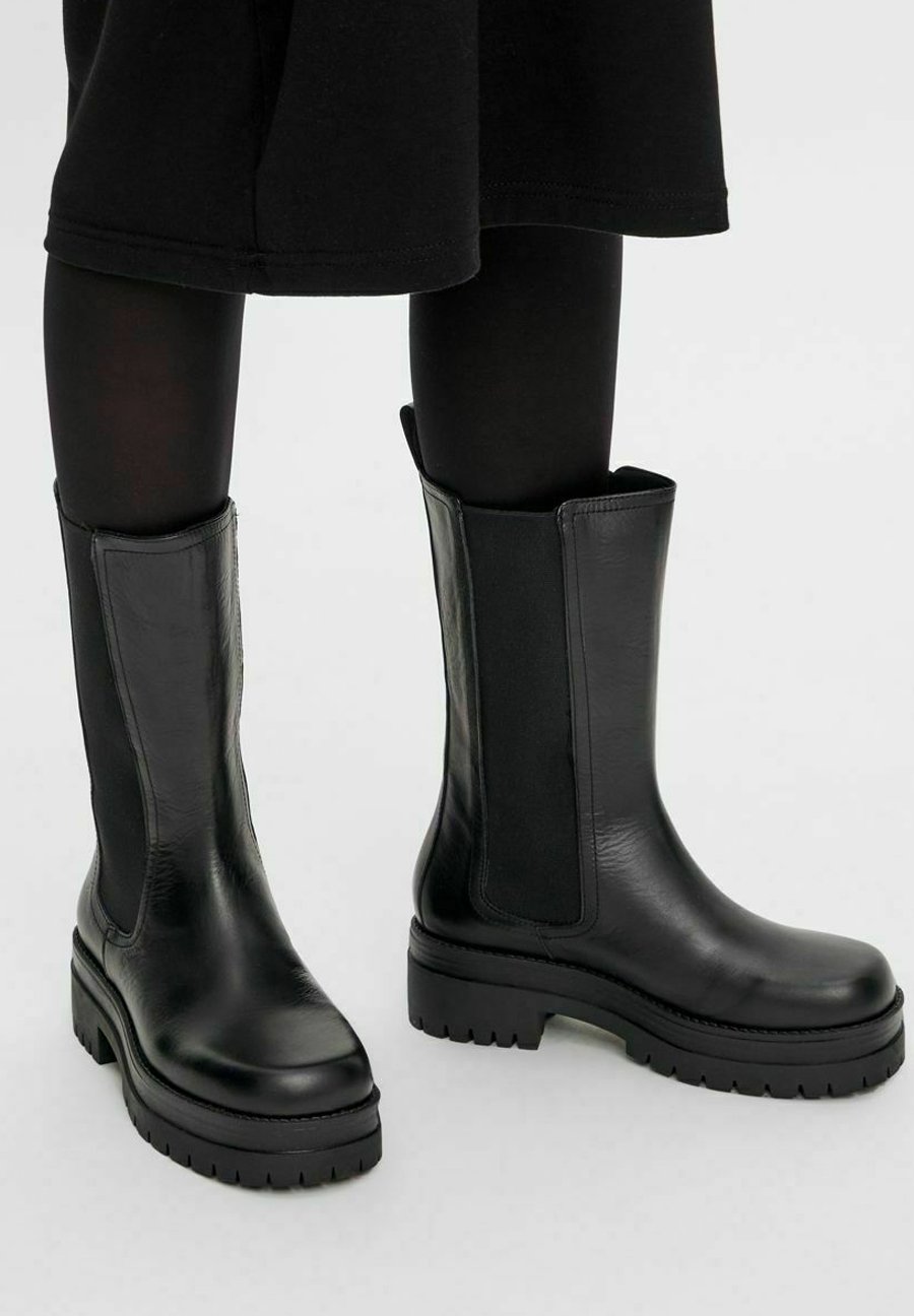 Ca'Shott CAALLY - Botines con plataforma - parts global black/negro -  Zalando.es