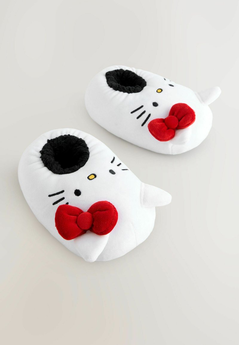 Next REGULAR FIT - HELLO KITTY PLUSH - Pantuflas - white/blanco ...