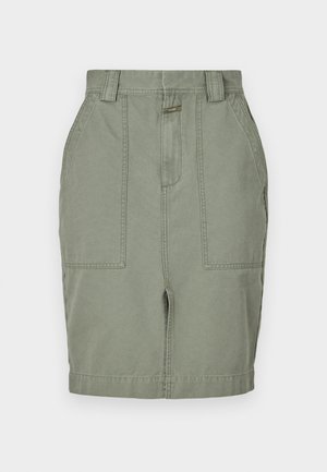 CLOSED UTILITY SKIRT - Farkkuhame - faded green