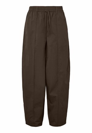 Pieces, TROUSERS PCADRIA MW PARACHUTE - Pantalon classique - hot fudge
