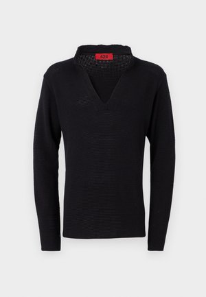 424 LONG SLEEVE THERMAL - Strickpullover - black