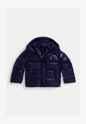 Polo Ralph Lauren, GLOSSY DOWN HOODED JACKET 2-6Y - Chaqueta de plumas - newport navy
