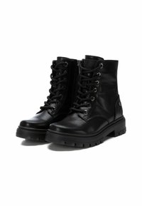 XTI Bottines à lacets - black