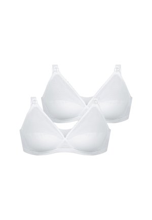 NUR DIE KOMFORT 2 PACK - Reggiseno a triangolo - weiß