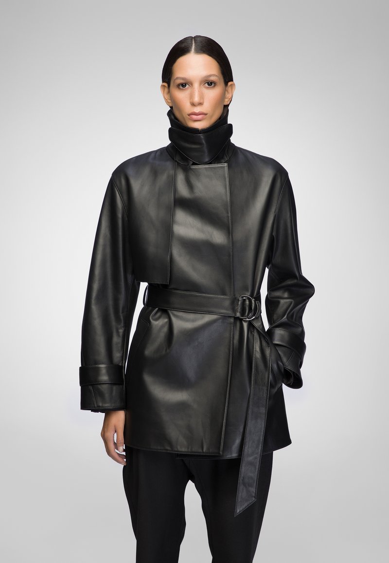 VSP - RILEY - Leather jacket - black, Enlarge