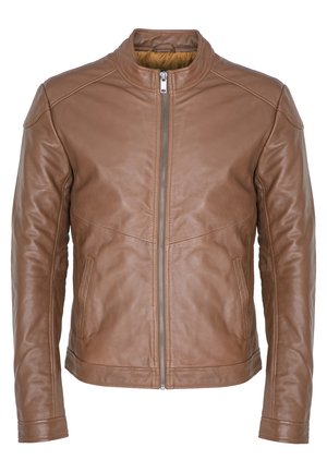 LIROY - Lederjacke - cognac