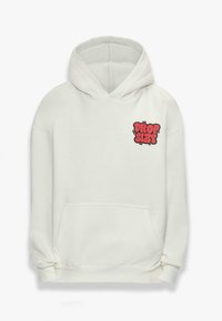 Dropsize HEAVY BUBBLE SKETCH - Sweat à capuche - cream white