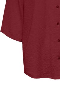 JDY DIVYA 3/4 LOOSE NOOS - Button-down blouse - weinrot