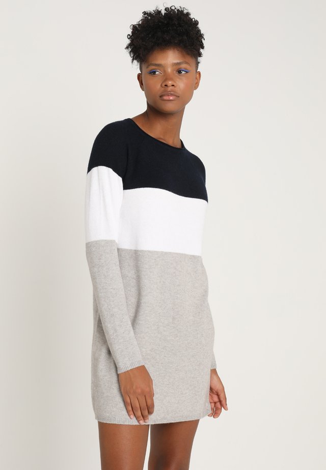 ONLLILLO DRESS - Robe pull - night sky/w. white melange/lgm