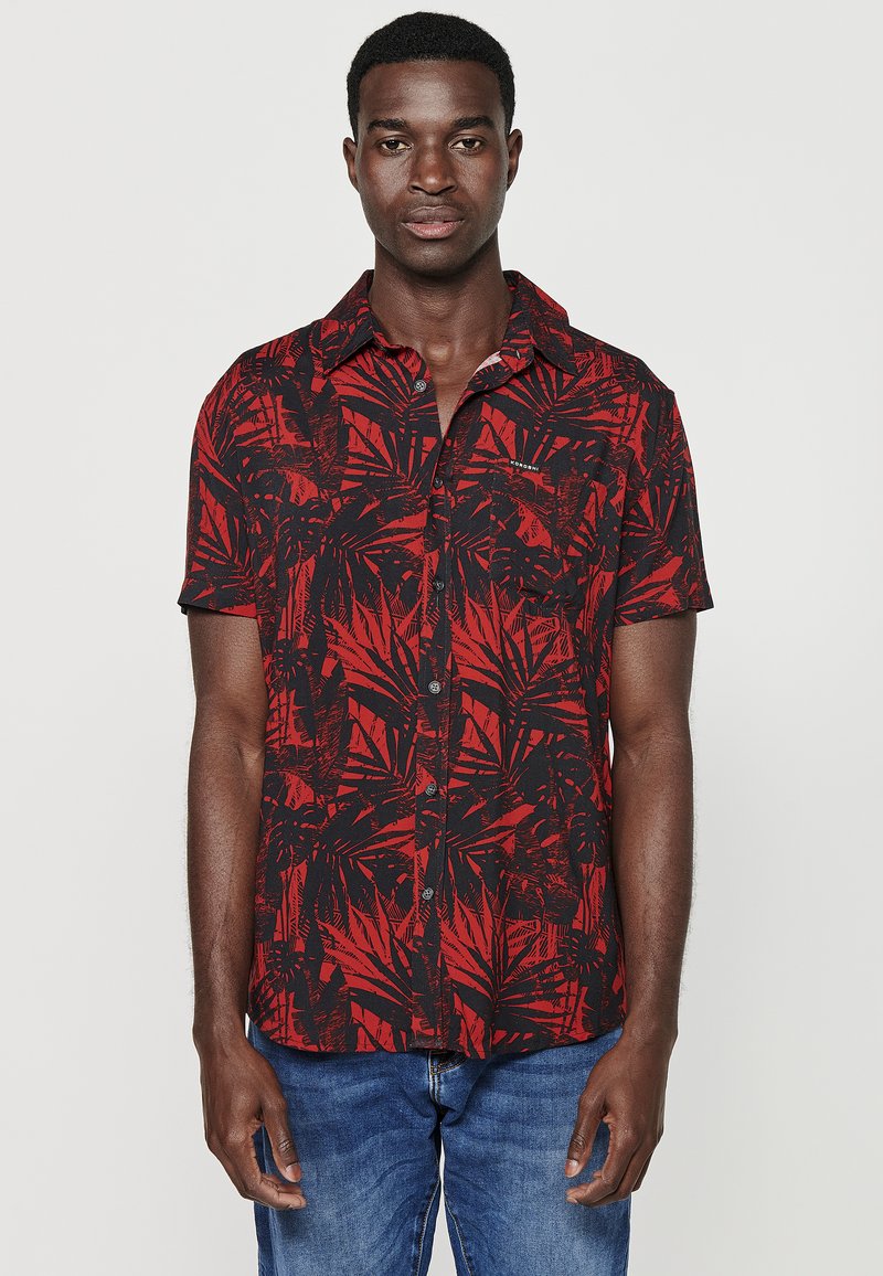 Koroshi SHORT SLEEVE - Camicia - rojo   red