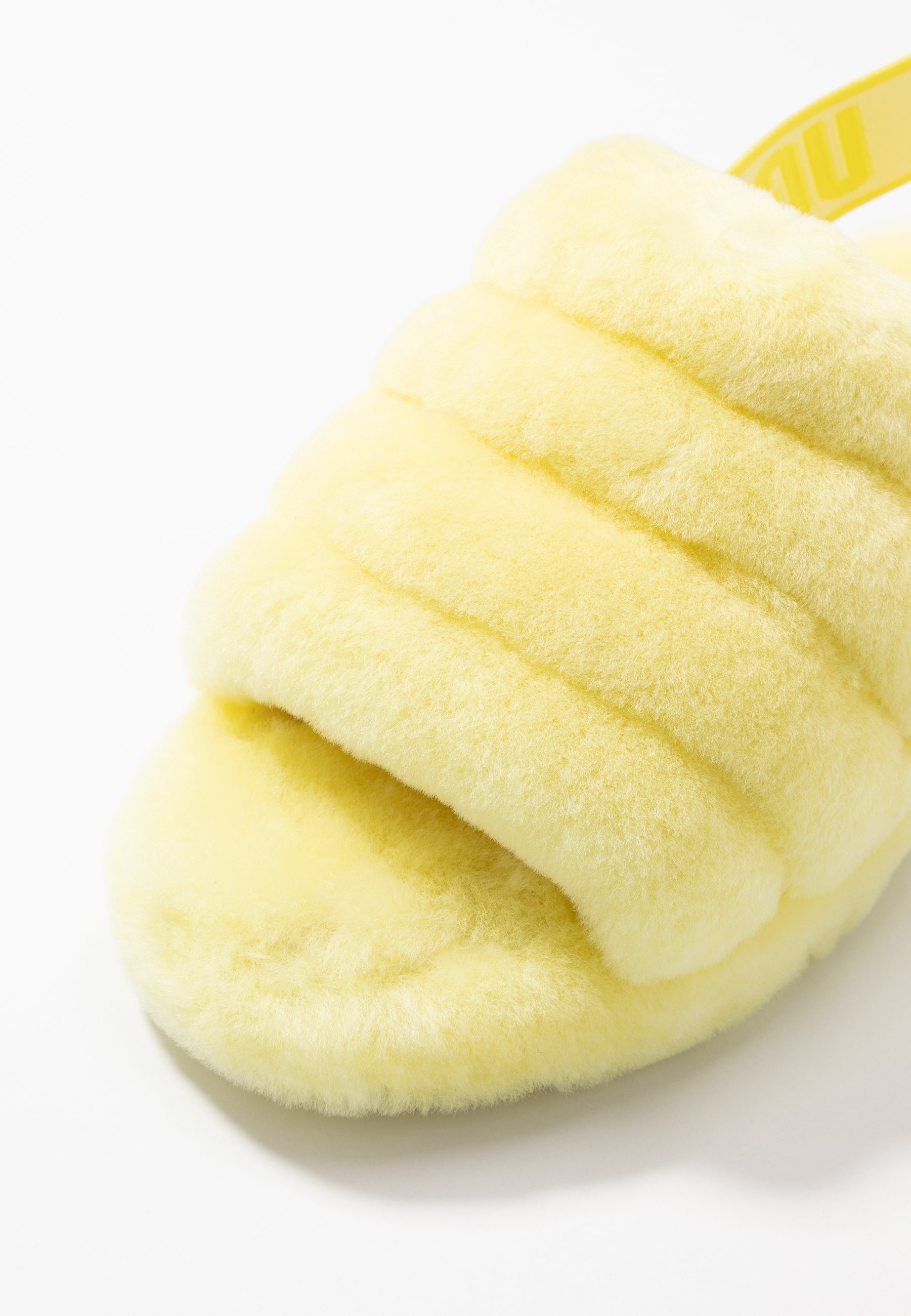 ugg slides yellow