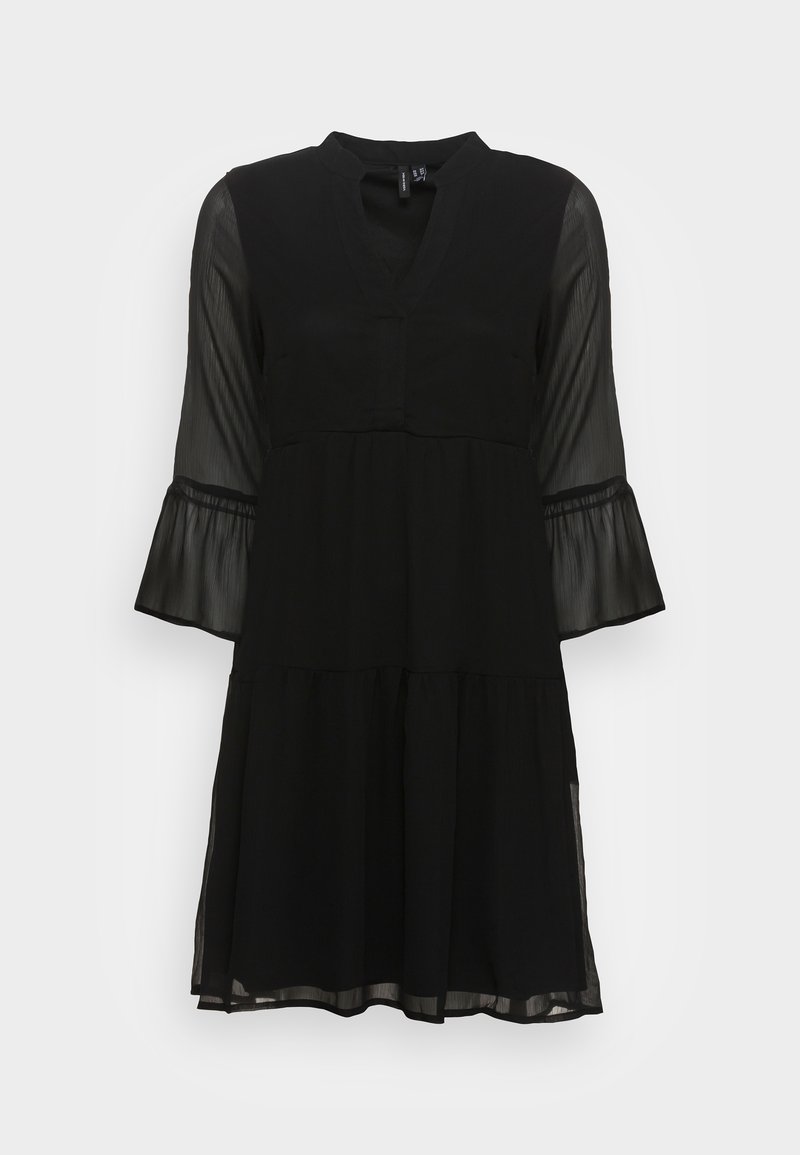 Vero Moda Tall VMKAY SHORT DRESS - Vestido de dia - black
