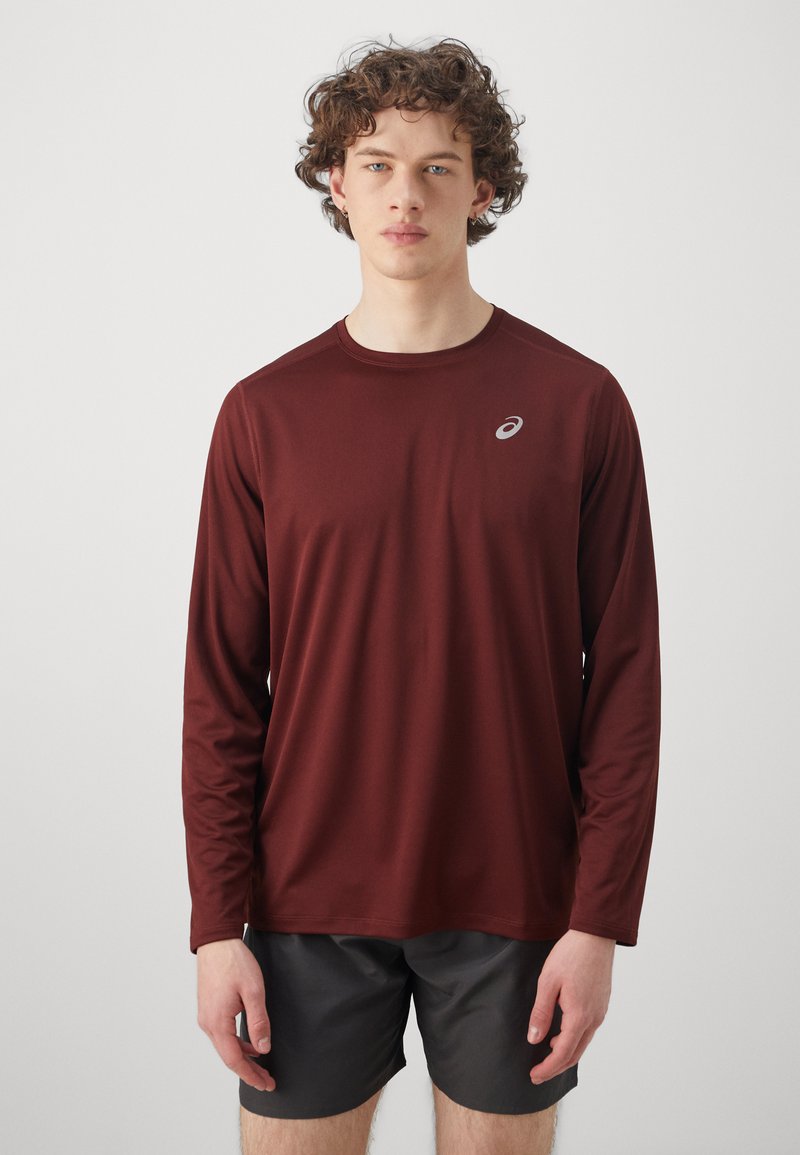 ASICS CORE  - T-shirt à manches longues - dark red planet