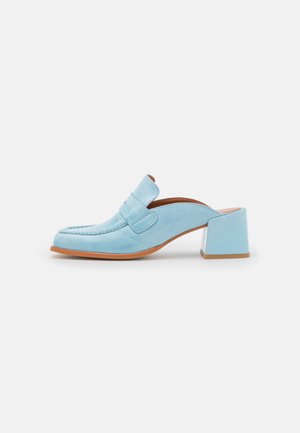 Mules à talons - light blue
