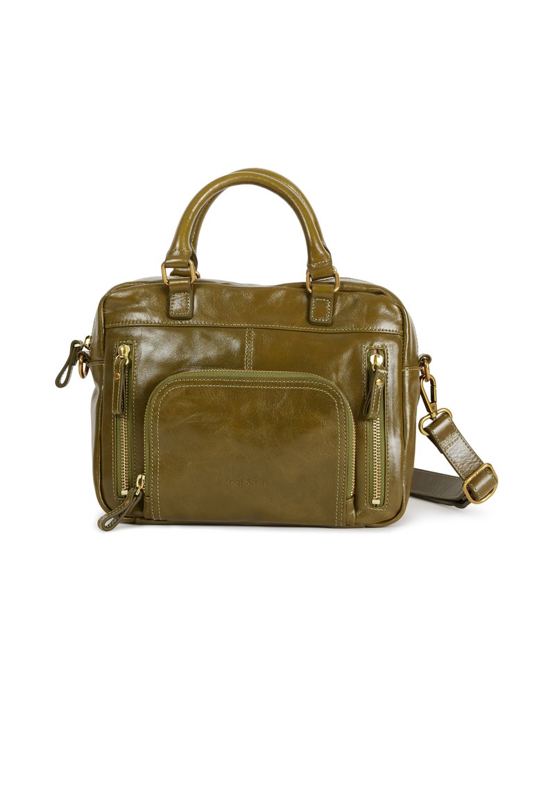 nat & nin MINI MACY Briefcase khaki Zalando.de