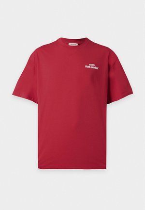 YOURTURN, UNISEX FRUIT MARKET REGULAR FIT - T-shirt print - red
