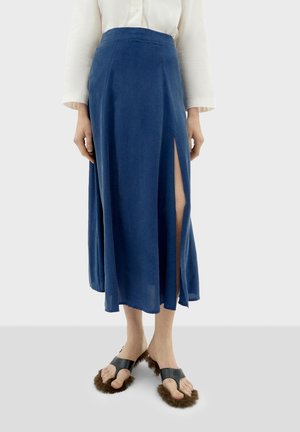 Thinking Mu TORA - A-line skirt - blue