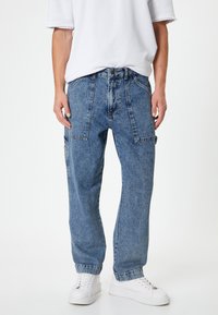 Koton STEVE - Vaqueros boyfriend - blue denim