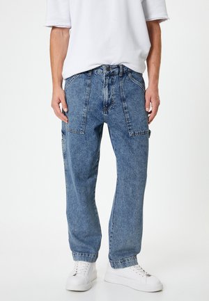 STEVE - Vaqueros boyfriend - blue denim