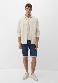 s.Oliver REGULAR - Jeans Shorts - dunkelblau