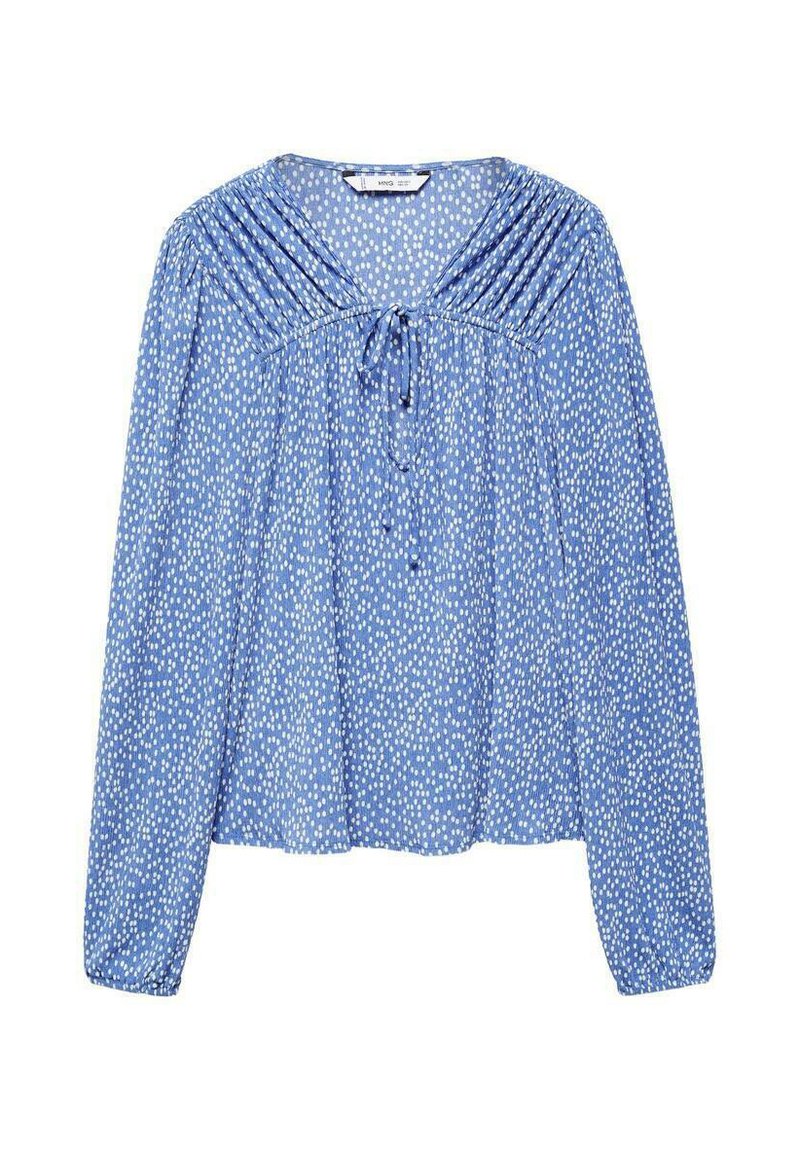 Mango Blouse donkerblauw