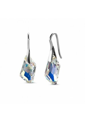 KNIGHT - Boucles d'oreilles - argenté/blanc brillant