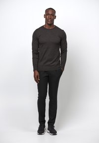 PROFUOMO THE MERINO CREW-NECK - Maglione - dark brown