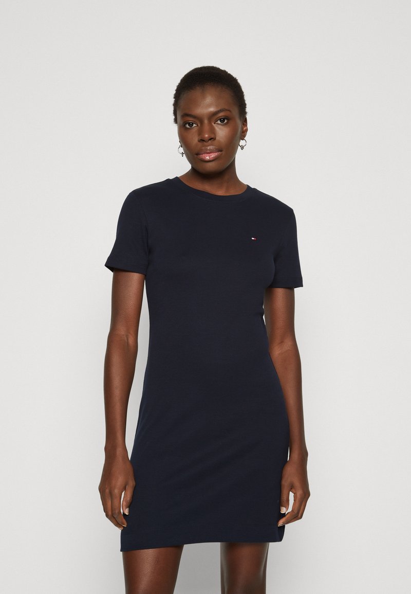 Tommy Hilfiger NEW CODY SLIM  - Džersio suknelė - desert sky