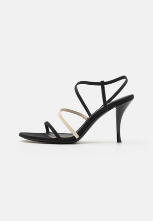 NEMBUS - Sandales - black/cream