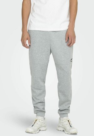 JOGGING NORMAL GESCHNITTEN  - Tréningruha alsók - light grey melange