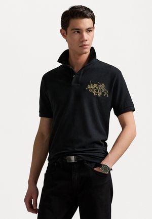 LUNAR NEW YEAR TRIPLE-PONY POLO SHIRT - Polo shirt - black