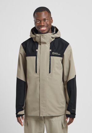 JASPER 2L JKT M - Waterproof jacket - stone