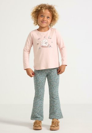Lindex, LINDEX FLARED LEGGINGS WITH BRUSHED INSIDE LINDEX - Leggings - dusty aqua