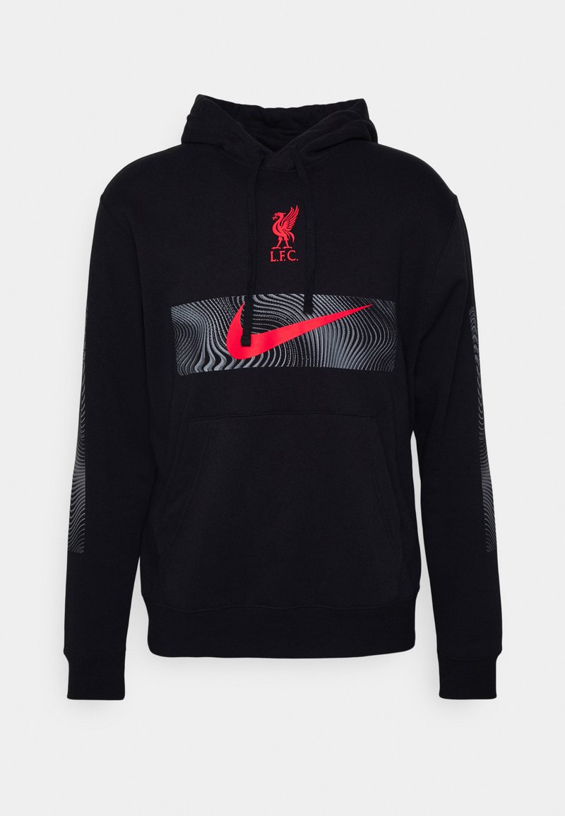 Nike Performance LIVERPOOL FC CLUB HOODIE - Sudadera con cremallera - black/siren