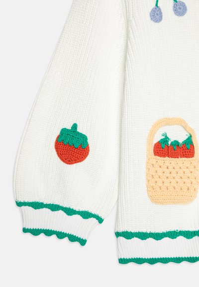 Stella McCartney Kids Chaqueta de punto - white