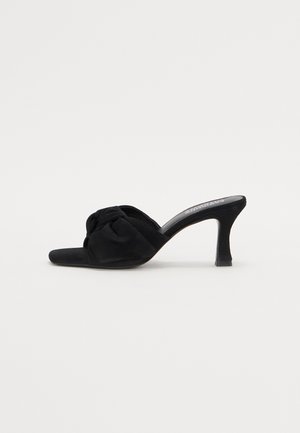 ASHA - Ciabattine con tacco - black