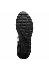 Suola di scarpa nera in gomma testurizzata, con battistrada rettangolare e design curvo. La scritta "AIR" è impressa su un lato.