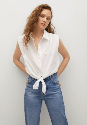 Button-down blouse - off white