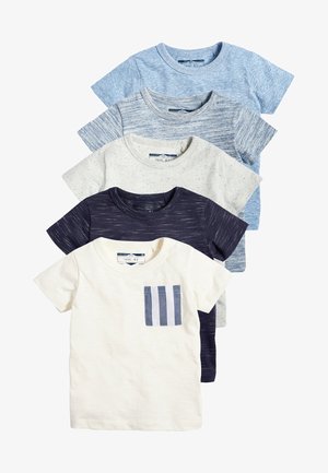 FIVE PACK - T-shirt z nadrukiem - blue
