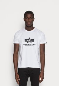 Alpha Industries - T-shirt print - weiss Miniatuurafbeelding 1