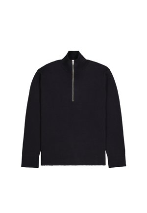 HARALD HALF ZIP - Strickpullover - deep navy