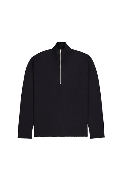 NN.07 HARALD HALF ZIP - Strickpullover - deep navy