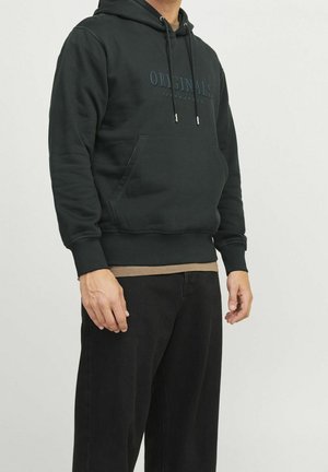 Felpa con cappuccio - dark green