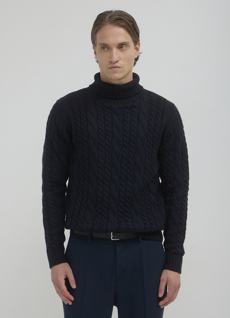 Calliope DOLCEVITA TRECCE  - Strickpullover - blu