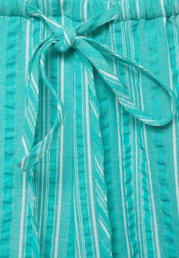 PRUHOVANÉ S VÁZAČKOU - Trousers - turquoise3