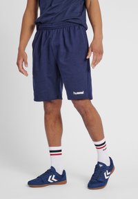 Hummel HMLGO BERMUDA - Sport rövidnadrágok - marine