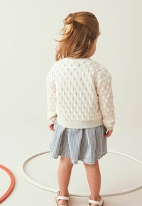 Next POINTELLE  REGULAR FIT - Kardigán - white